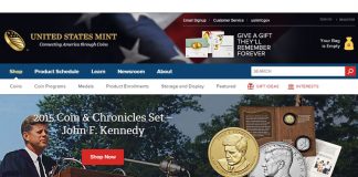 US Mint Sales: JFK Set Hits 91.2% of Max on First Day US Mint website, JFK Set