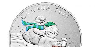 2016 $25 Winter Fun Silver Coin for $25 Canadian 2016 $25 Winter Fun Silver Coin