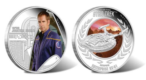 2015 Star Trek Enterprise Silver Coins