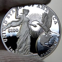 2015 Proof American Platinum Eagle, reverse-b