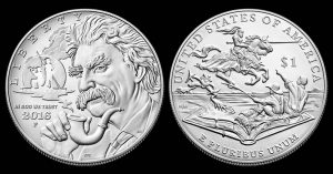 2016-P Uncirculated Mark Twain Commemorative Silver Dollar