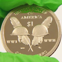 2016-S Proof Native American $1 Coin, e