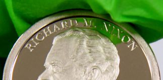 2016 Richard M. Nixon Presidential $1 Coin Photos 2016-S Proof Richard M. Nixon Presidential $1 Coin, a