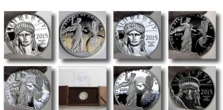 2015-W $100 Proof American Platinum Eagle Photos Photos of 2015-W $100 Proof American Platinum Eagle