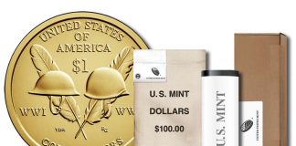 2016 Native American $1 Coins in Rolls, Bags and Boxes 2016 Native American $1 Coin - Roll, Bag and Box