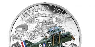 Canadian 2016 Coin Series Features Aircraft of WWI Canadian 2016 $20 Royal Aircraft Factory S.E.5a Silver Proof Coin