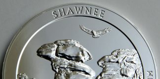 2016 Shawnee 5 Oz Silver Uncirculated Coin Released 2016 Shawnee National Forest Five Ounce Silver Bullion Coin