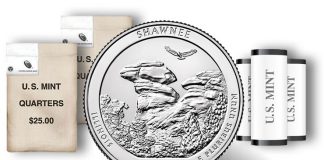 2016 Shawnee National Forest Quarters Launch 2016 Shawnee National Forest Quarters, rolls and bags