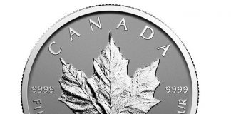 2016 Grizzly Privy Silver Maple Leaf Sells Out 2016 Grizzly Privy Silver Maple Leaf Bullion Coin, Reverse