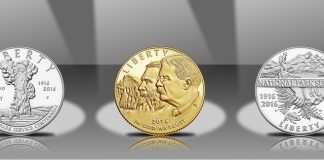 2016 NPS Commemorative Coins Released for 100th Anniversary 2016 Proof National Park Service 100th Anniversary Commemorative Coins - Obverses