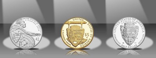 2016 Proof National Park Service 100th Anniversary Commemorative Coins - Reverses