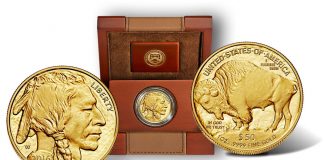 2016-W $50 Proof American Buffalo Gold Coin Released 2016-W Proof American Gold Buffalo and Case