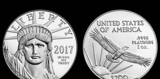 2017 Proof Platinum Eagle Designs for 20th Anniversary Mock-Up Designs for 2017-W $100 Proof American Platinum Eagle