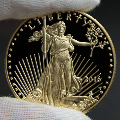 Photo of 2016-W $50 Proof American Gold Eagle, Obverse