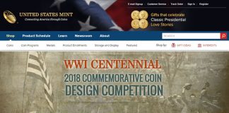 Design Competition Opens for WWI Commemorative Coin US Mint website for WWI coin design competition