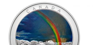 2016 $20 Canadian Silver Coin Features Radiant Rainbow 2016 $20 Radiant Rainbow Silver Coin