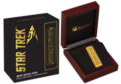 2016 Gold-Pressed Latinum Slip, Case and Packaging