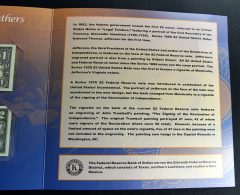 Inside Right of America’s Founding Fathers 2016 Currency Set