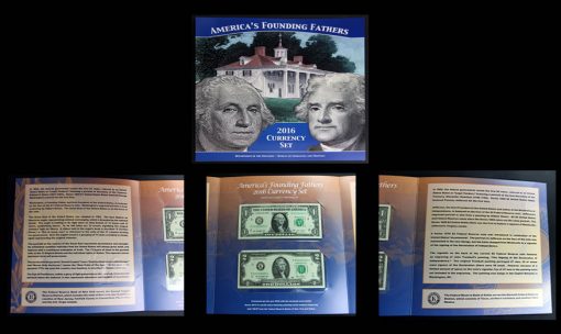 Sections of America’s Founding Fathers 2016 Currency Set