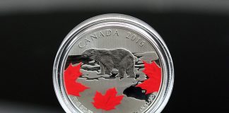 2016 $25 True North Silver Coin for $25 Canadian 2016 $25 True North Silver Coin, Reverse