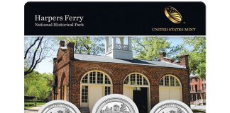 Harpers Ferry Quarter for West Virginia in Three-Coin Set 2016 Harpers Ferry National Historical Park Quarter Three-Coin Set