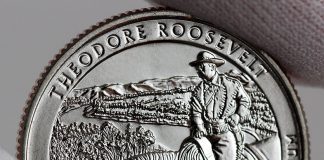 2016 Theodore Roosevelt 5 Oz Silver Bullion Coin Launches on August 29 2016 Theodore Roosevelt National Park ATB Coin