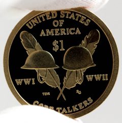2016-S Enhanced Uncirculated Native American $1 Coin, Reverse