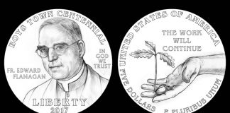 2017 Boys Town Coin Designs Unveiled Designs for 2017 $5 Boys Town Centennial Commemorative Gold Coin