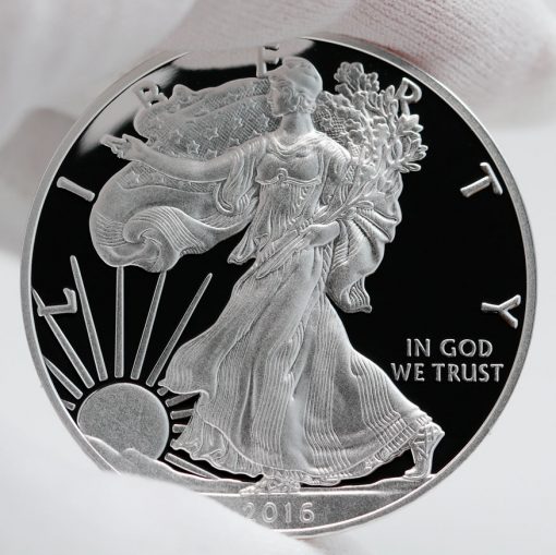 Obverse photo of a 2016-W 30th Anniversary Proof American Silver Eagle