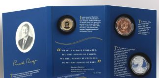 US Mint Sales: Reagan Coin & Chronicles Set Debuts 2016 Ronald Reagan Coin & Chronicles Set
