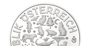Austrian Mint Launches Glow-In-The-Dark, Colourful Creatures €3 Coin Series 2016 €3 Colourful Creatures Coin - Obverse