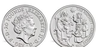 Royal Mint Releases First Christmas Coin, Sells at Face Value Christmas Nativity Story 2016 UK £20 Fine Silver Coin