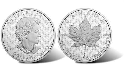 2017 Canada 150 Iconic Maple Leaf 2 oz. Silver Coin
