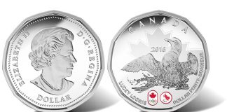 Canadian 2016 Lucky Loonie Silver Coin Reaches 91% of Sales Canadian 2016 Lucky Loonie Silver Coin, Obverse and Reverse