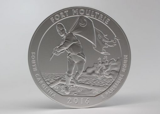 Photo of 2016-P Fort Moultrie Five Ounce Silver Uncirculated Coin