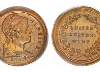 1942 Experimental Glass U.S. Cent Goes for $70,500 in Heritage’s Florida Auction 1942 1C Experimental Glass Cent