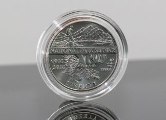 US Mint Sales: Some 2016 Commemorative Coins Mark Mintage Lows 2016-D Uncirculated National Park Service 100th Anniversary Half Dollar