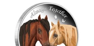 Perth Mint of Australia 2017 Coins for Birthdays, Newborns and Weddings 2017 Always Together 1-2oz Silver Proof Coin