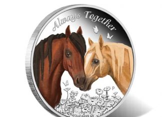 Perth Mint of Australia 2017 Coins for Birthdays, Newborns and Weddings 2017 Always Together 1-2oz Silver Proof Coin