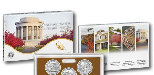 2017 America the Beautiful Quarters Proof Set - Packaging, Lens and Coins