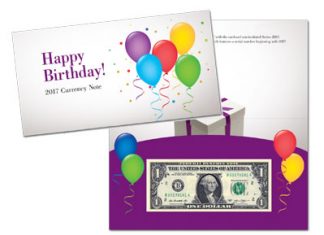 2017 Happy Birthday Note Features ‘2017xxxx’ Serial Number 2017 Happy Birthday Note