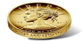 American Liberty 225th Anniversary Gold Coin Unveiled (Updated) 2017-W $100 American Liberty 225th Anniversary Gold Coin, Edge