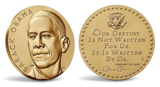 President Barack Obama First Term Presidential Bronze Medal