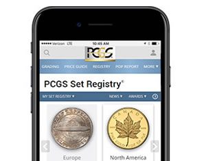 PCGS Set Registry Now Mobile pcgs-set-registry-phone