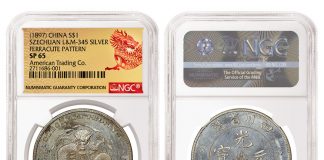 NGC Certifies 2 Million Chinese Coins 1897_China_S1D_SzechuanLM-345Silver_FerracutePattern_SP65_AmericanTradingCo