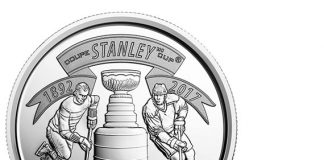 Canadian 2017 25c Coin Commemorates Stanley Cup Anniversary 2017 25-cent 125th Anniversary of The Stanley Cup Special Wrap Coin Roll