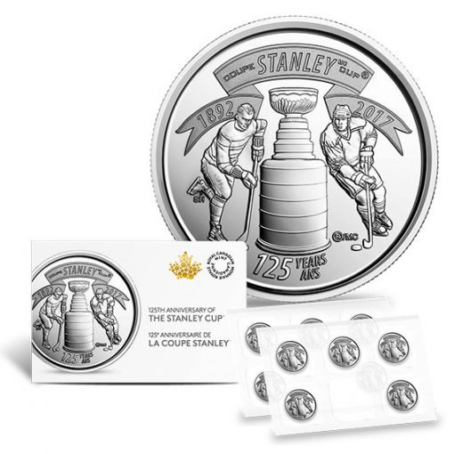 2017 25-cent Circulation Coin -125th Anniversary of the Stanley CupTen Coin Pack