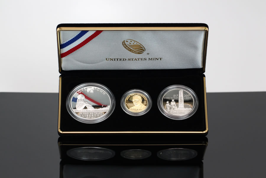 2017 Boys Town Commemorative Coins, Obverses