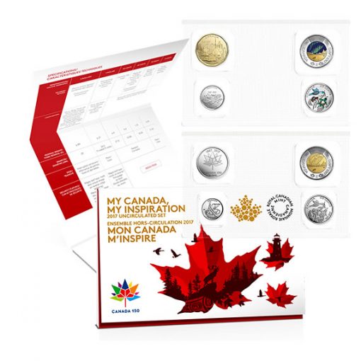 2017 My Canada, My Inspiration Uncirculated 8-Coin Set