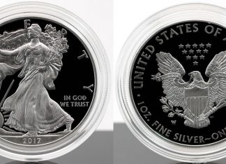 US Mint Sales: 2017-W Proof Silver Eagles Debut 2017 Proof American Silver Eagle